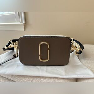 Marc Jacobs Snapshot Crossbody French Grey